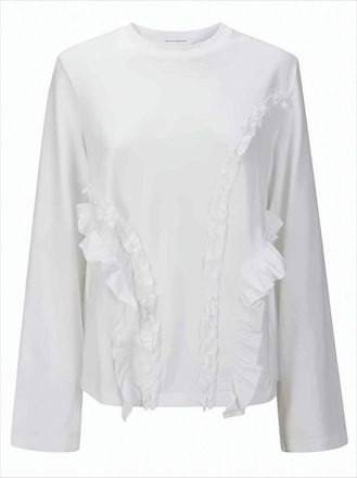 Cecilie Bahnsen Ruffle Long-Sleeved Top