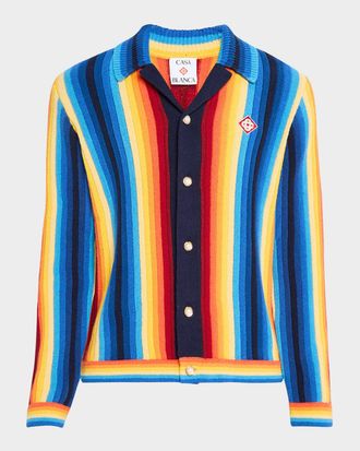 Casablanca Mens Gradient Toweling Jacket