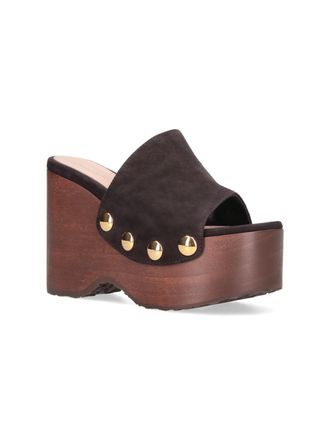 Gianvito Rossi Womens With Heel Brown Upper: Suede Leather