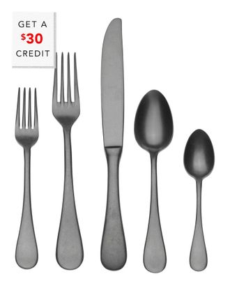 Mepra 5Pc Flatware Set With $30 Credit
