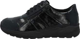 Solidus Schoenen, Dames, Zwart, 38 1/2 EU, Leer, Kea Sneaker