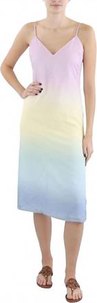 BB Dakota Ombre You Say Midi Dress In Multi