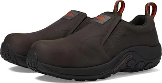 Merrell Mens Merrell Jungle Moc J099319 Brown Leather Comp Toe Work Shoes ZAP381