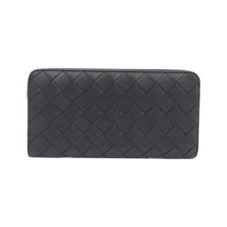 Bottega Veneta Pre-owned Calf Long Wallet - Dames - Pre-owned - Zwart - Maat: ONE Size Leer