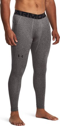Under Armour Mens ColdGear Armour Leggings, Color Charcoal Light Heather (021), Size: Medium