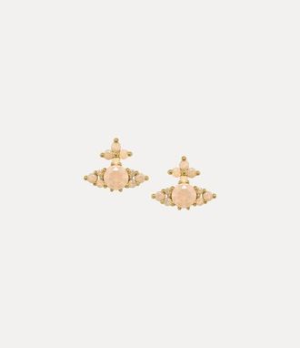 Vivienne Westwood Feodorita Earrings Gold-milky-amber-cz Gold-milky-amber-cz Women