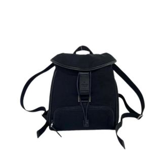 Gucci Pre-owned Backpacks, female, Black, Size: ONE SIZE Pre-owned Nylon Backpack