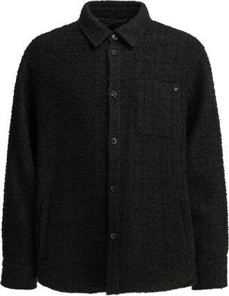 Valentino VGold Overshirt Jacket - Heren - Zomerjassen - Zwart - L - Katoen - Jassen