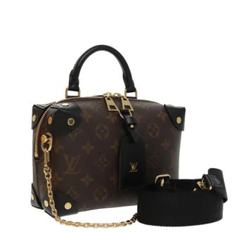Louis Vuitton Tweedehands Canvas handtassen - Dames - Pre-owned - Bruin - Maat: ONE Size