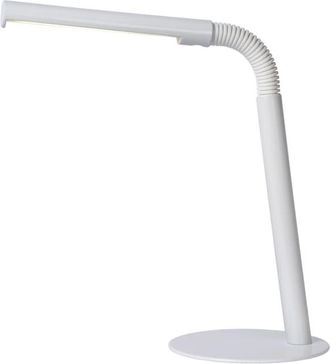 Lucide L&aacute;mpara de escritorio de metal con 1 led integrado, blanco