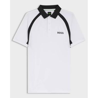 HUGO BOSS Active Quick-Dry Slim-Fit Polo Shirt In Stretch Fabric, Size X-Large