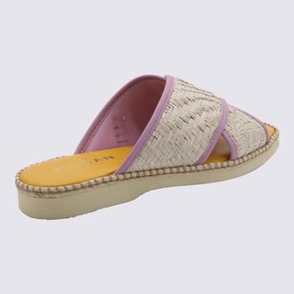 Hogan Womens Flat Shoes Lilla-Giallo _coverle Sole El Lilla/giallo