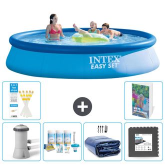 Intex Piscina Easy Set Redonda - 396x84 Cm - 7-piezas S233