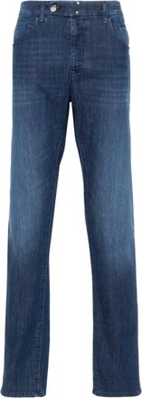 Incotex Medium Blue Special Straight-Leg Jeans