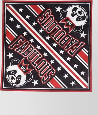 Dolce & Gabbana cotton square scarf