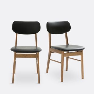 La Redoute Interieurs Set van 2 vintage stoelen, Selyn