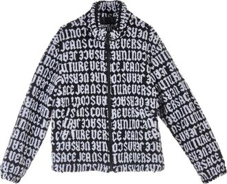 Versace Jeans Couture Giacca Teddy Logo Gotico - Heren - Zomerjassen - Veelkleurig - L - Polyester - Jassen