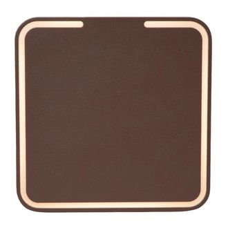Lucide L&aacute;mpara de pared de acr&iacute;lico con 1 led integrado, marr&oacute;n &oacute;xido