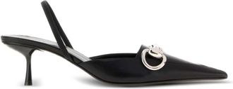Gucci Black Embellished Pumps
