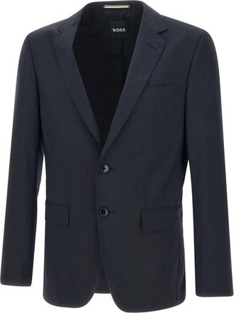HUGO BOSS H Huge Blazer - Heren - Blazers - Blauw - M - Wol - Jassen