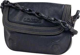 Loewe Pre-owned Shoulder Bags, female, Black, Size: ONE SIZE Pre-owned Shoulder Bag