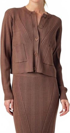 Sundays Nora Cardigan In Hickory