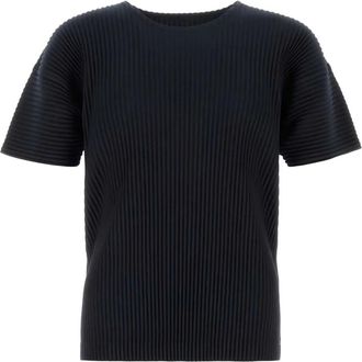 Homme Plissé Issey Miyake T-shirt plissé - Blu
