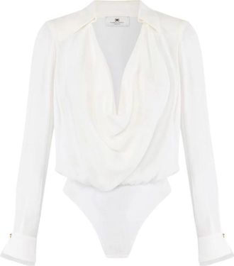Elisabetta Franchi Mujer, Camisetas, Blanco, Talla: S