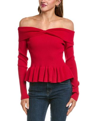 525 america Morgan Peplum Top