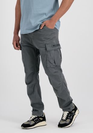Alpha Industries Cargohose ALPHA INDUSTRIES Squad Pant, Herren, Gr. 30, Normalgr&ouml;ssen, grau (vintage grau), Obermaterial: 98% Baumwolle, 2% Elastan; Futter: 100% Baumw