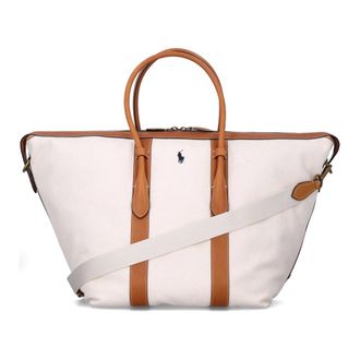 Polo Ralph Lauren Tote Bags, female, Beige, Size: ONE SIZE Tote Extra Large