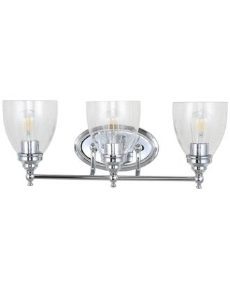 Jonathan Y Designs Jonathan Y Marais 22.5In 3-Light Metal Glass Led Wall Sconce