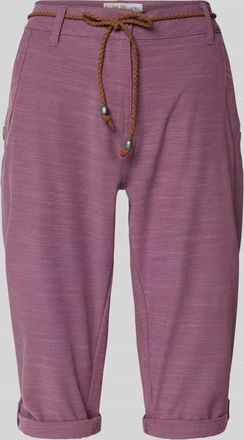 G.I.G.A. DX Bermudas mit G&uuml;rtel und Eingrifftaschen in Lila, Gr&ouml;&szlig;e 38