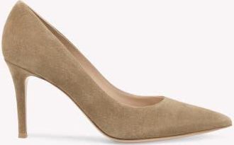 Gianvito Rossi Gianvito 85 Pumps in Camel Suede at Nordstrom, Size 36.5