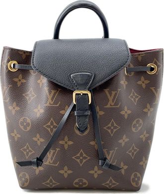 Louis Vuitton Monogram Red Color Monogram Leather Backpack (Pre-Owned)