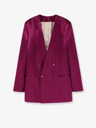 Alberta Ferretti Blazer in satin - ALBERTA FERRETTI - gender_Woman