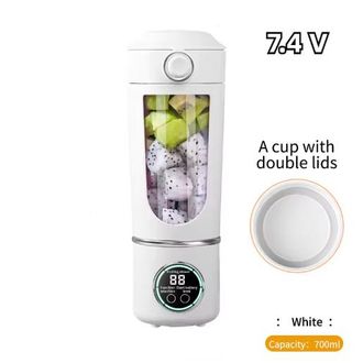OEM Licuadora/extractor De Jugos Port&aacute;til, Gran Capacidad De 700 Ml, Cuchillas De Acero Duraderas, Recipiente Mezclador 2 En 1, M&aacute;quina Port&aacute;til Para Bati