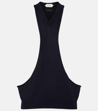 Versace Knitted cotton top