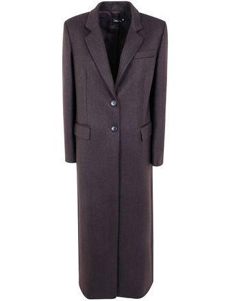 DRHOPE Coat Single Breasted Long