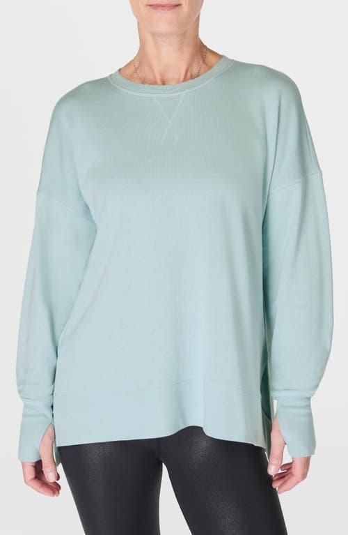 Versace Midnight Blue Stretch Wool Blend Sweater from
