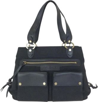 Bulgari Pre-owned borse a mano di tela - - Pre-owned - Donna - Nero - ONE SIZE