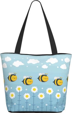 AOOEDM Cute-Bee Ladies Shopping Bag 13x11x7in.The Perfect ValentineS Day Gift.It Is The Best ValentineS Day Gift For Mom, Daughter, Wife,Etc