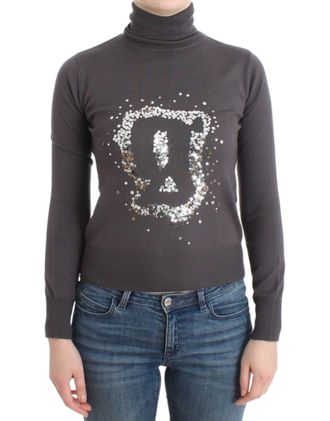 John Galliano turtleneck cotton Womens sweater