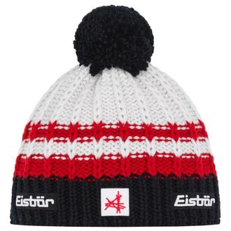 Eisb&auml;r Kova Pompon Ski Austria M&uuml;tze - Unisex | schwarz