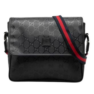 Gucci Pre-owned Cross Body Bags, female, Black, Size: ONE SIZE Pre-owned Vintage Crossbody Bag