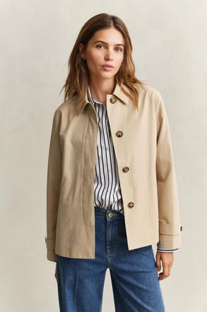 GANT Women Short Car Coat (XXL) OAT BEIGE