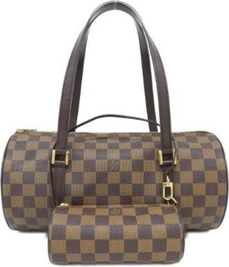 Louis Vuitton Borsa Pre-owned in Tela Enduita Damier Papillon - - Pre-owned - Donna - Marrone - ONE SIZE