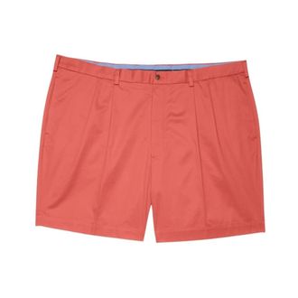 Brooks Brothers Stretch Short Pleat Front - male - Brooks Brothers - Short Shorts - Red - W46 - Shorts