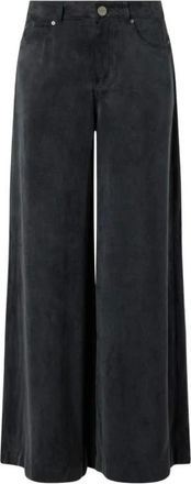 Pinko Pinko, Jeans, Dames, Zwart, L, Wide Jeans
