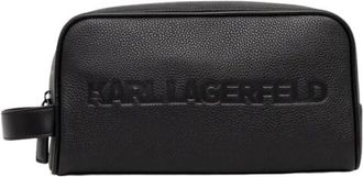 Karl Lagerfeld K/Essential Beauty Case - - Bags - Uomo - Nero - ONE SIZE